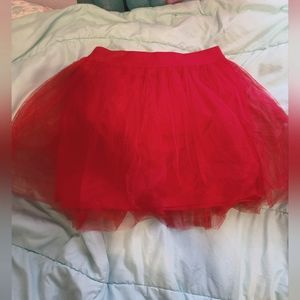 Spirit Halloween Red Tutu Skirt size L